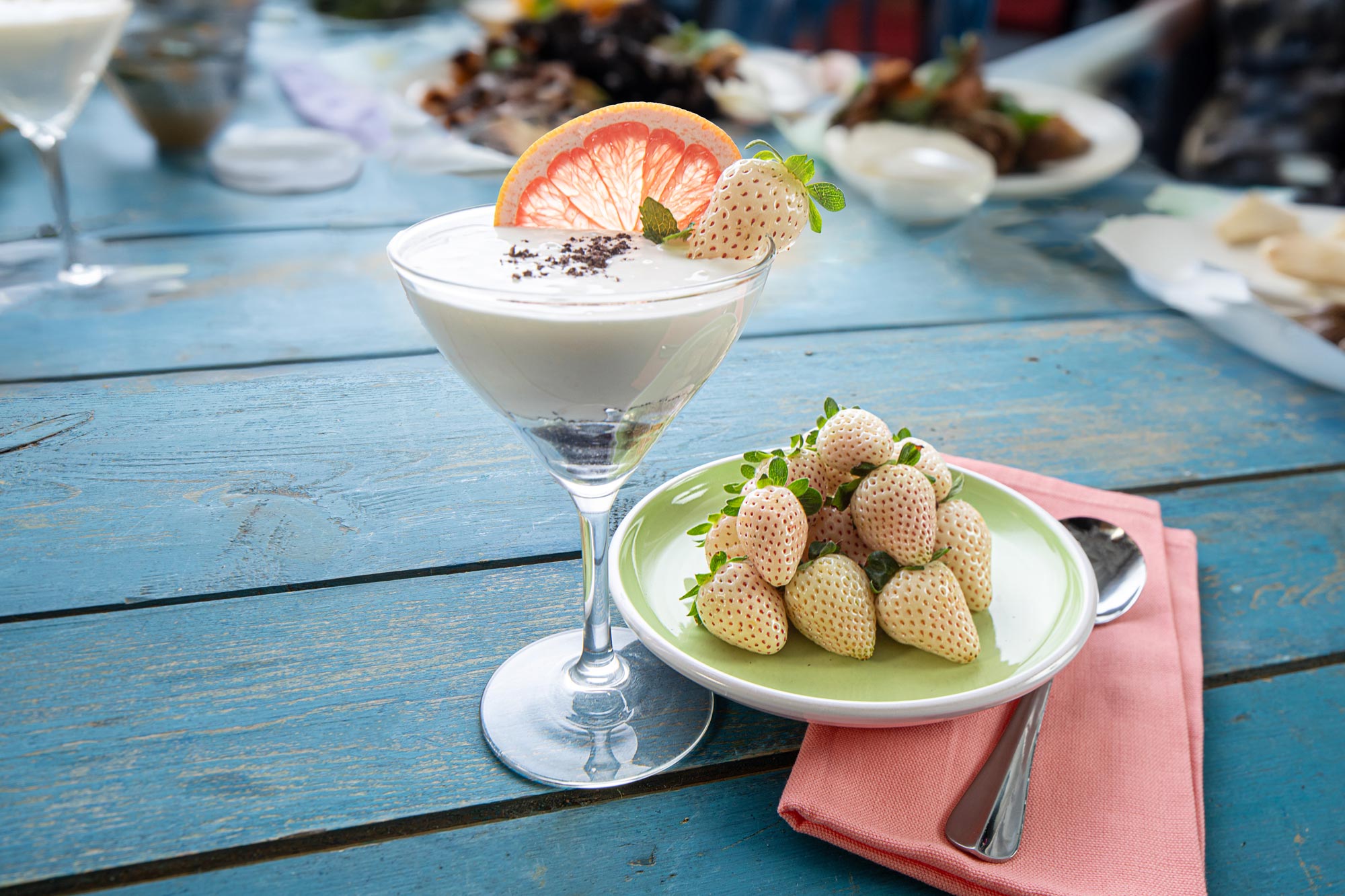 Florida Grapefruit Mousse with Chocolate Cookie Crumb