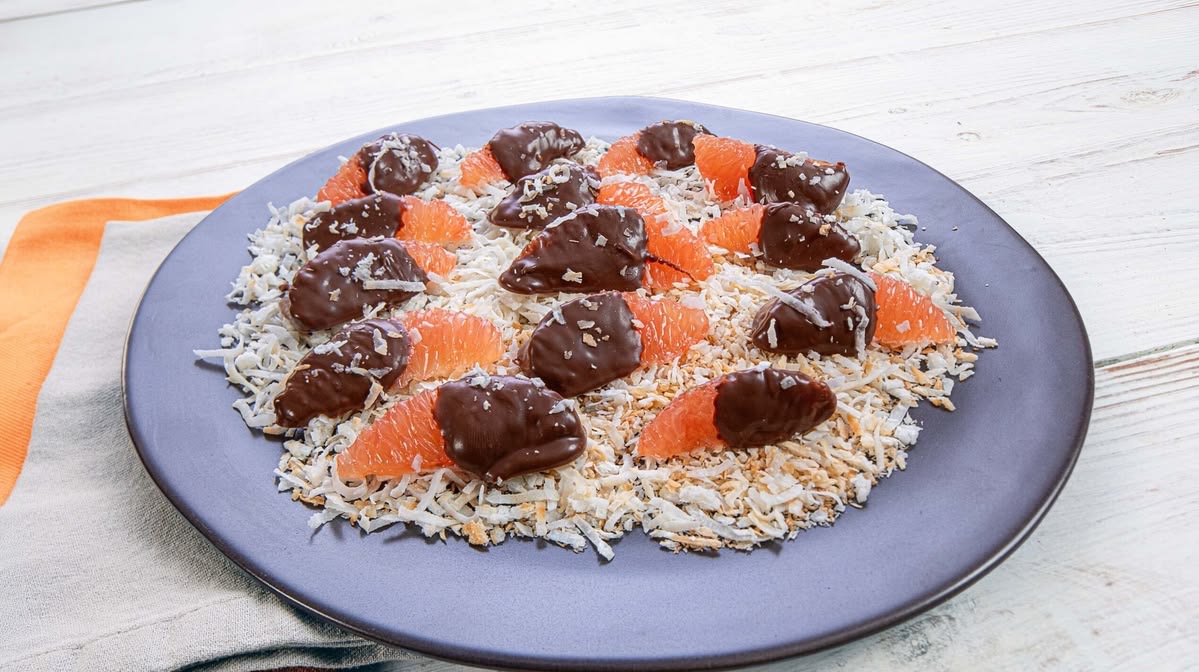 Chocolate Dipped Florida Grapefruit
