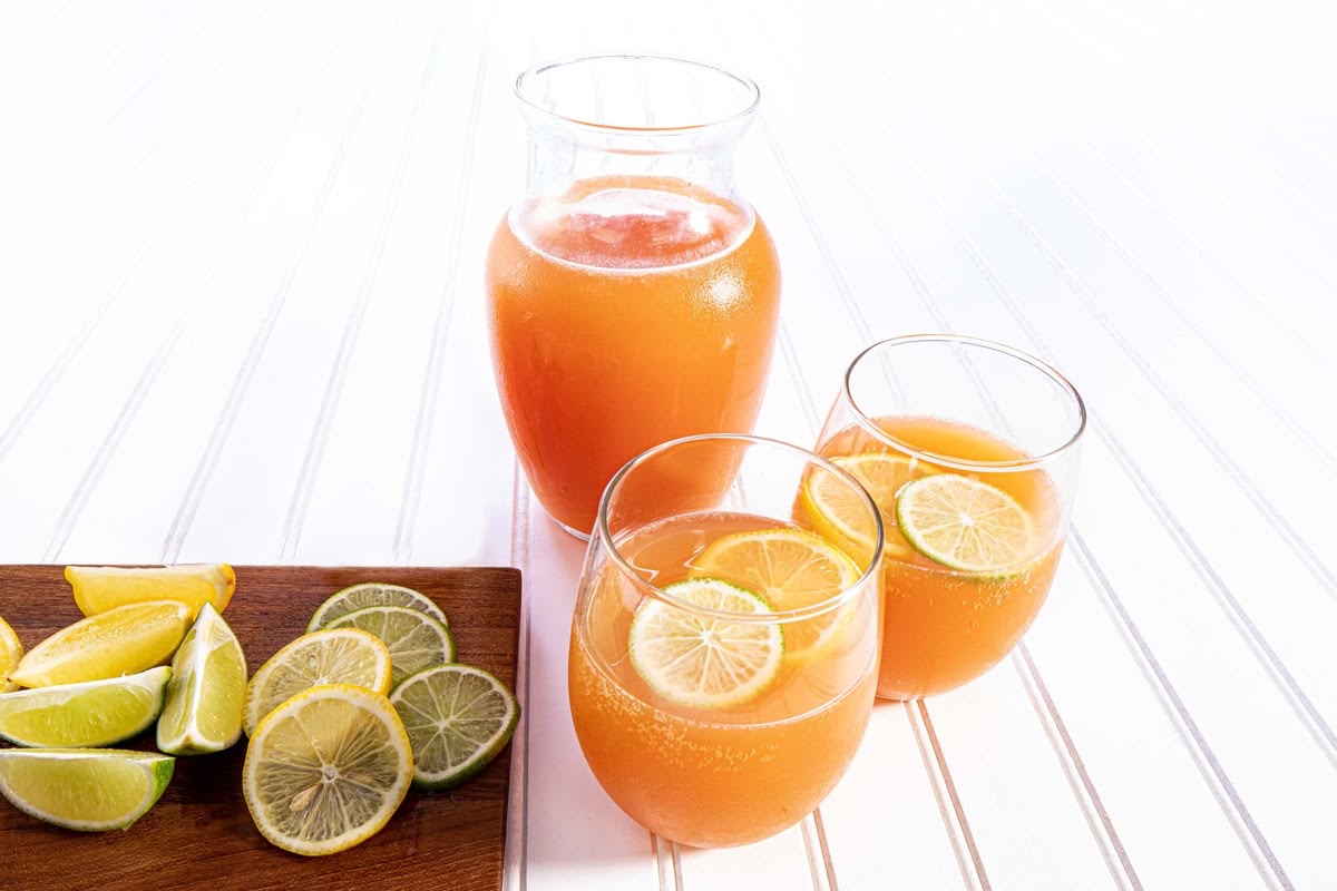 Florida Beer and Citrus Honey Punch