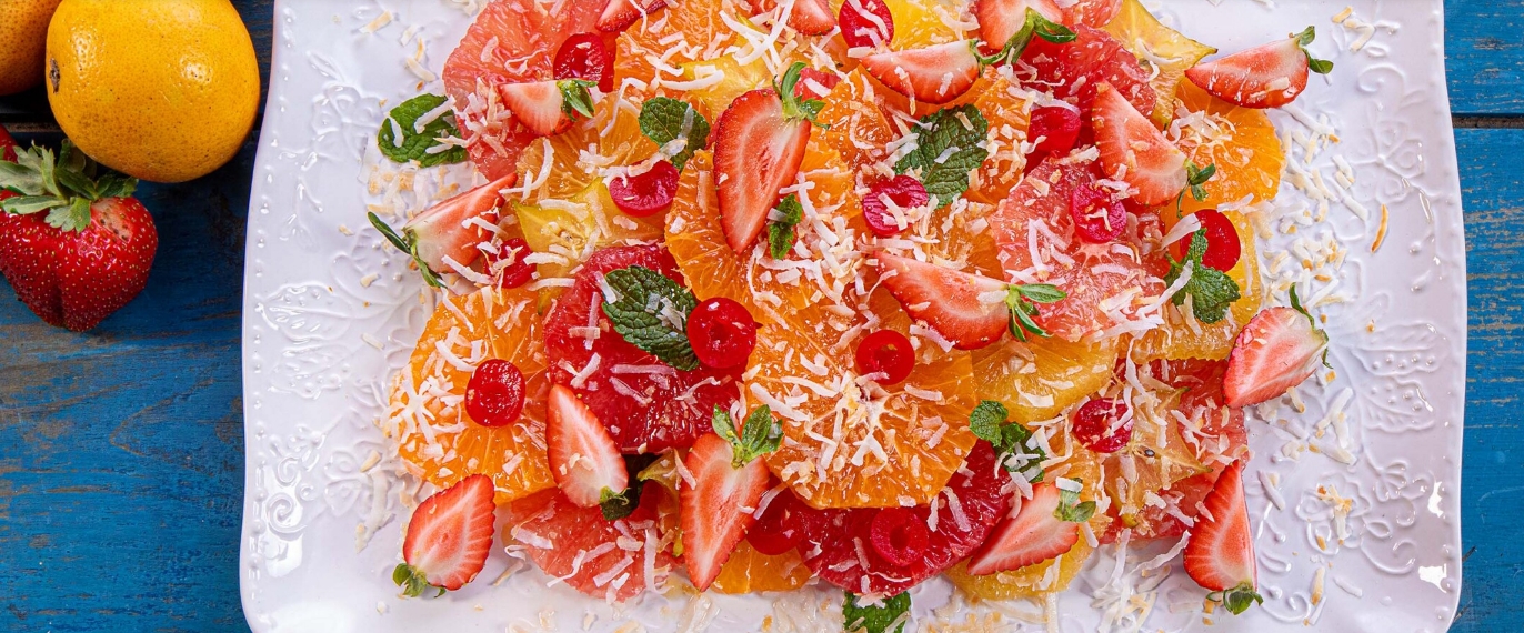 Florida Citrus and Strawberry Ambrosia